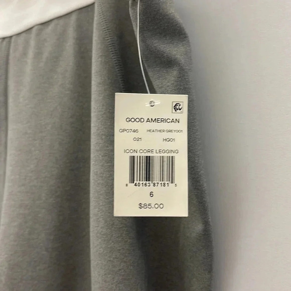 GOOD American icon core leggings heathered gray - Picture 5 of 9